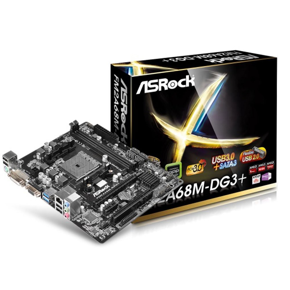 PAKET MOBO ASROCK A68 & AMD A6 & RAM 4G Limited