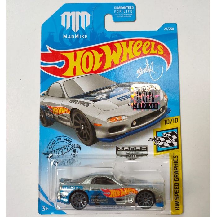 HW Hot Wheels 95 Mazda RX 7 RX7 1 set 7 pcs