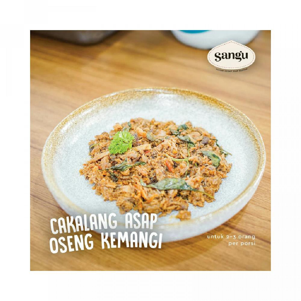 

Sangu Cakalang Asap Oseng Kemangi