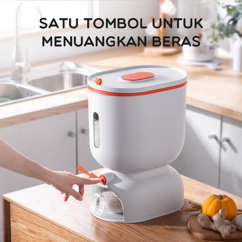 Dispenser beras 10kg / rice box