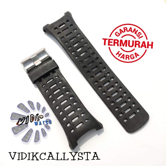 Strap watch jam Edify E-1033 Edify E 1033 Tali jam Tangan Karet