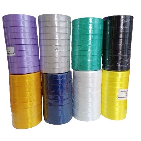 

Pita satin Ukuran 1/2 inch / 1,27cm Per Roll