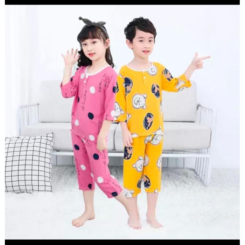 PIYAMA ANAK KATUN RAYON IMPORT