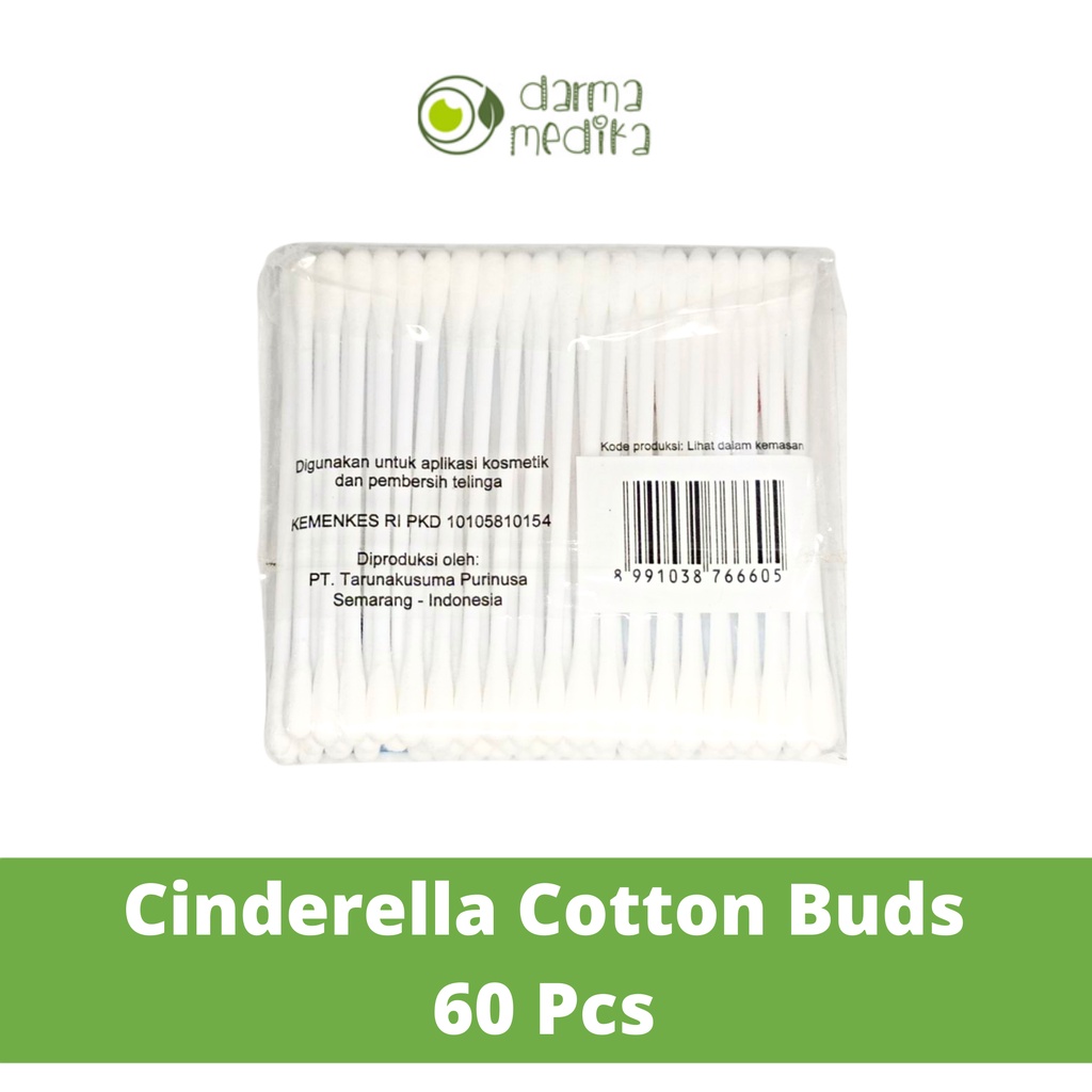 Cinderella Cotton Buds isi 60pcs 60pcs - MURAH