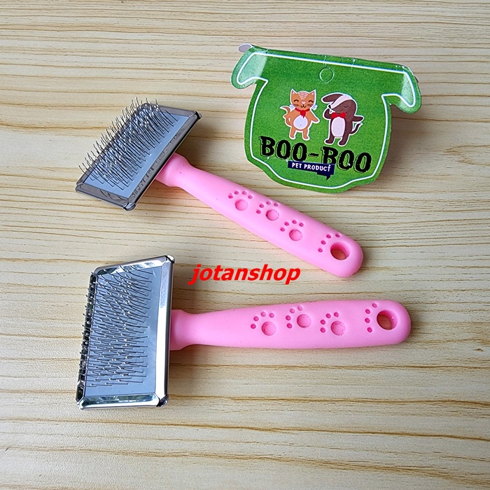 SISIR GROOMING SIKAT BULU RONTOK KUCING ANJING MUSANG KELINCI PET GROOMING BRUSH