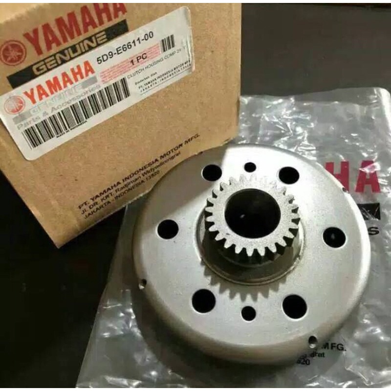 Mangkok Ganda Kopling Otomatis Clutch Lonceng Yamaha Vega ZR 24T - 5D9