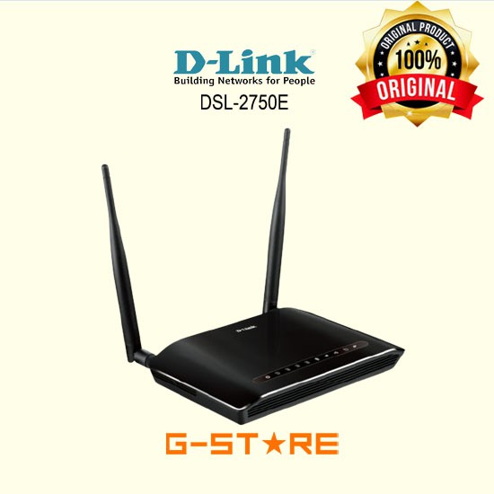D-Link DSL-2750E Wireless N300 ADSL+Modem Router D-Link DSL-2750E Wireless N300 ADSL+Modem DSL 2750E