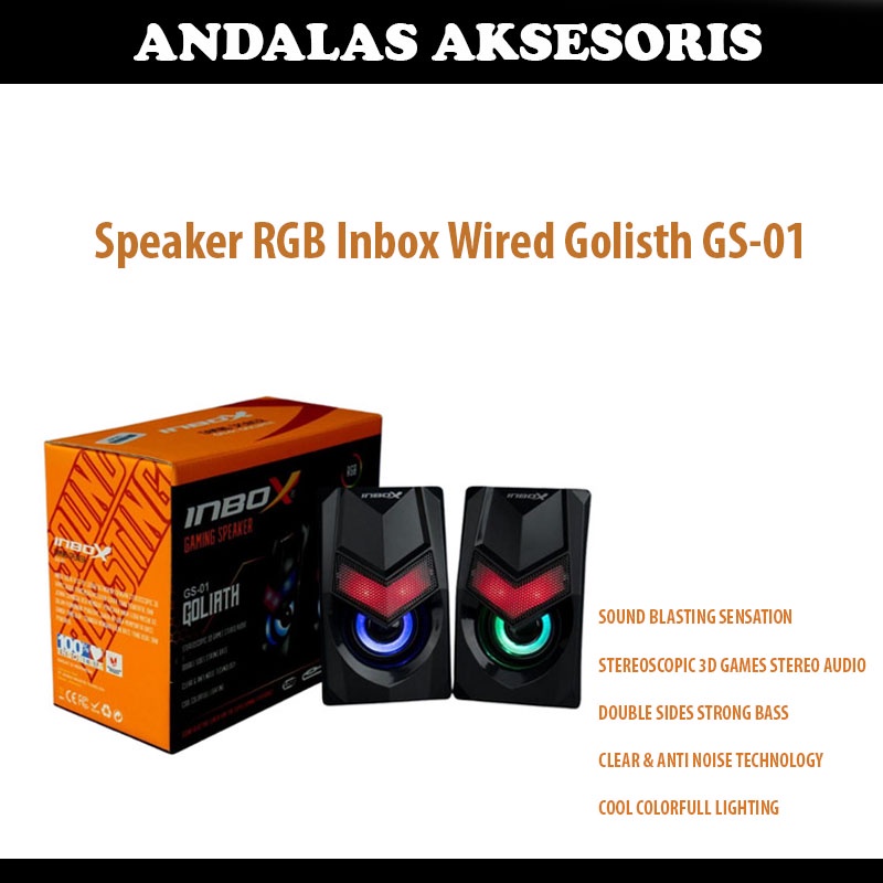 Speaker RGB Inbox Wired Goliath GS-01