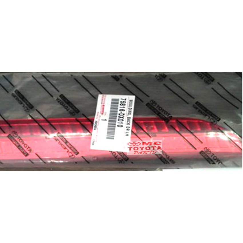 Reflektor Moulding Garnish Pintu Bagasi Kiri Innova 75816-DX010