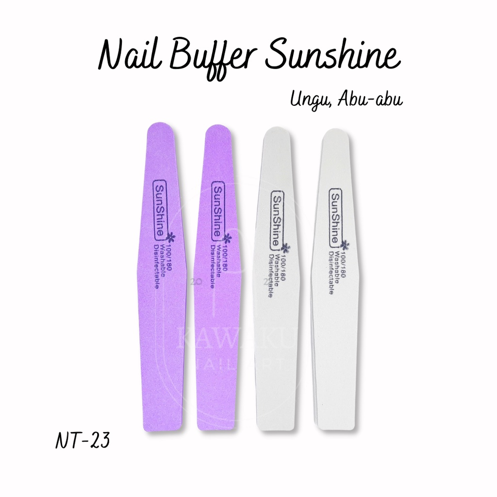 Buffer Kikir Pengasah Penghalus Pengilap Kuku / Nail Art Sunshine NT-23