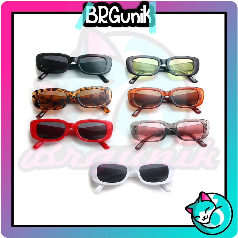 BRGUNIK Kacamata Hitam Wanita/Pria Sunglasses Korean INS Fashion R545