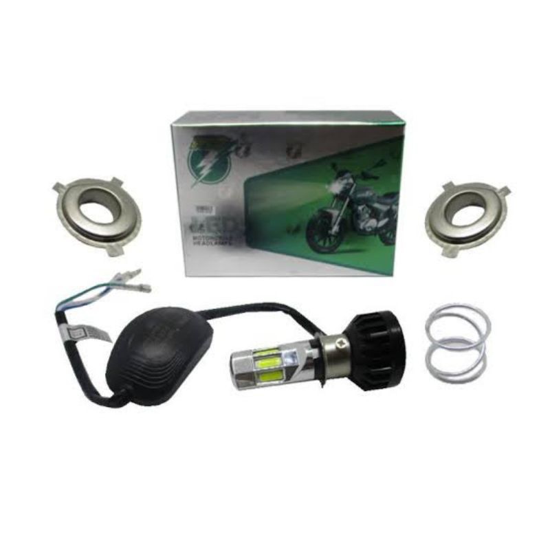 Lampu LED Motor H4 H6 35 Watt Headlamp Led Bohlam Motor 6 sisi M02E