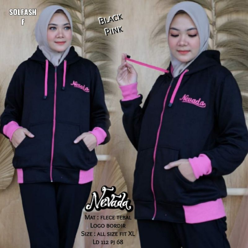Jaket Nevada Zipper By Solfash / Jaket Cewek Nevada