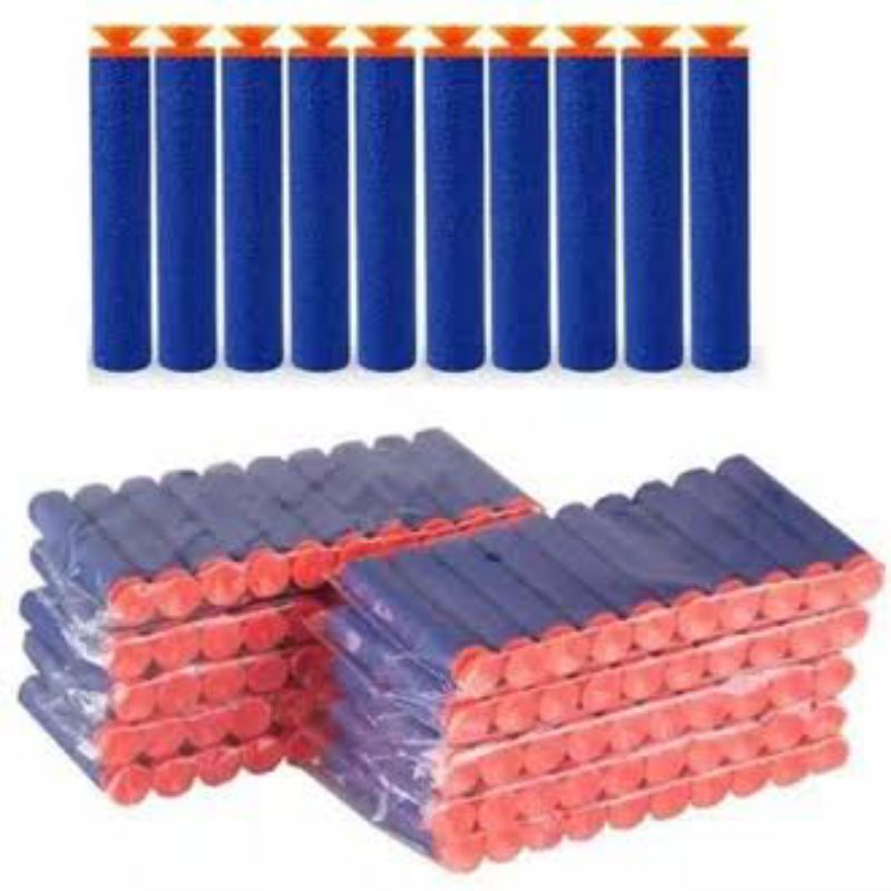 PAKET BANYAK PELURU BUSA TEMPEL UNTUK NERF isi BANYAK BERVARIASI