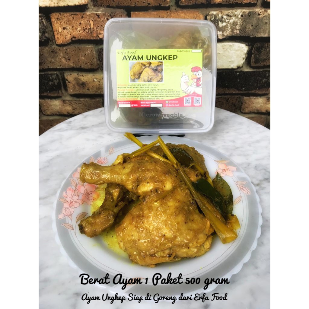 

1 Paket Ayam Ungkep Frozen Bumbu Kuning SIAP GORENG 500g