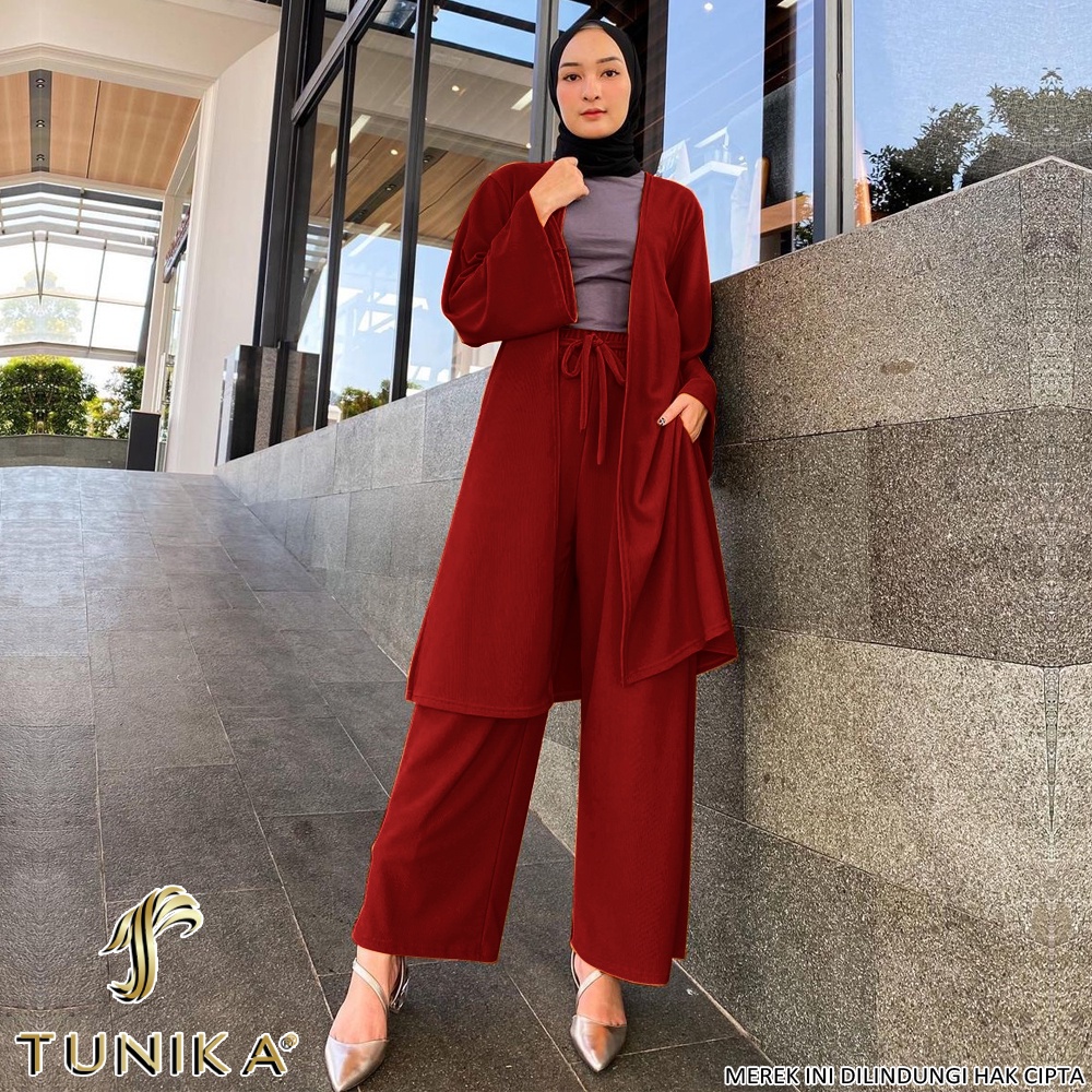 Baju Setelan Wanita Kekinian - One set Wanita - Setelan Tunik - Set Filanto - Lexoir-6
