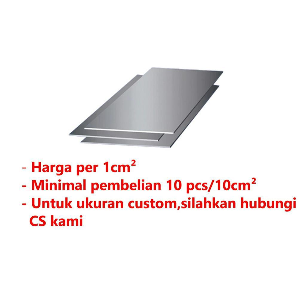 [HAEBOT] Plat Aluminium 5052 T8 8mm Alumunium Plate Ukuran Custom Lembaran Tebal Anti Karat Korosi Per 1 cm