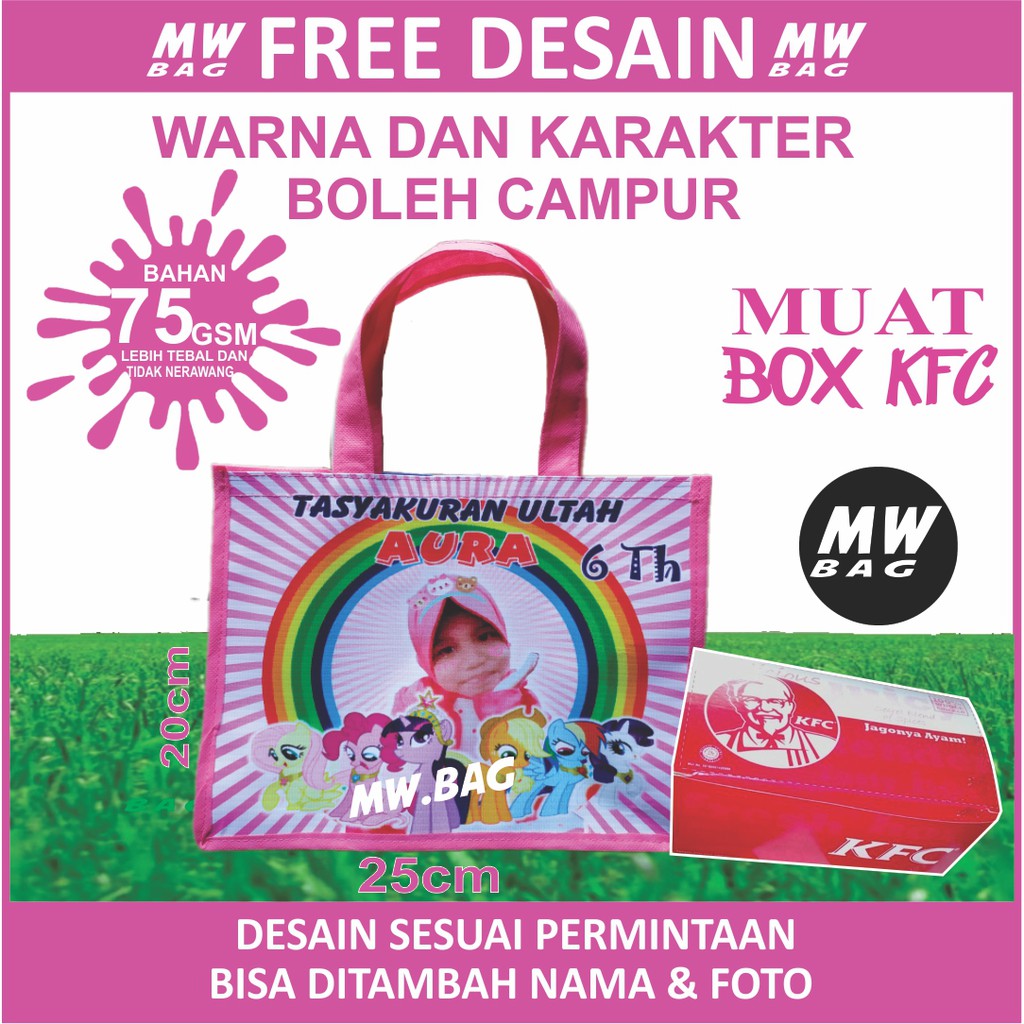 

Tas Ulang Tahun Custom / Goodiebag Custom