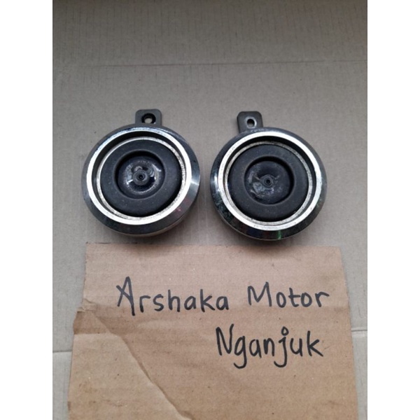 Sepasang klakson megapro primus original MITSUBA Copotan motor