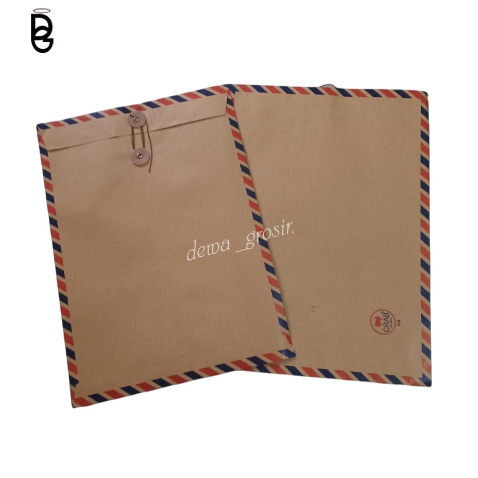 

[COD] AMPLOP COKLAT TALI FOLIO AIRMAL CRAB 310 / AMPLOP COKLAT / AMPLOP LAMAR KERJA / AMPLOP KERJA / LAMAR KERJA