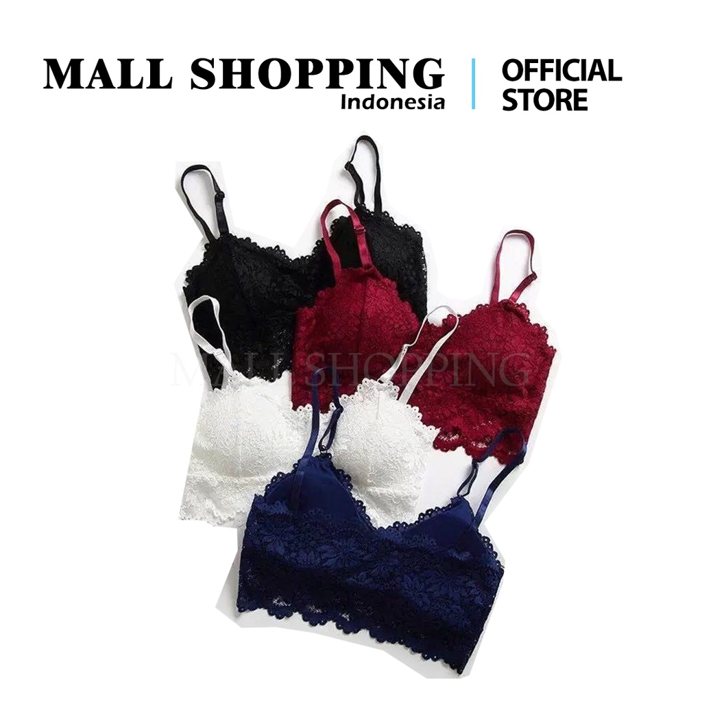 (COD) BRA WANITA BRALETTE SEXY BAHAN LACE BRA BH Summer S Fit to XL ELASTIS ONE SIZE