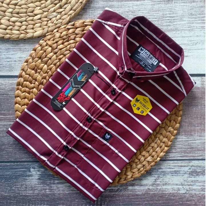 Baju Kemeja Pria Cowok Distro Lengan Pendek Motif Printing Surfing Pantai Bunga Floral Hawai Murah