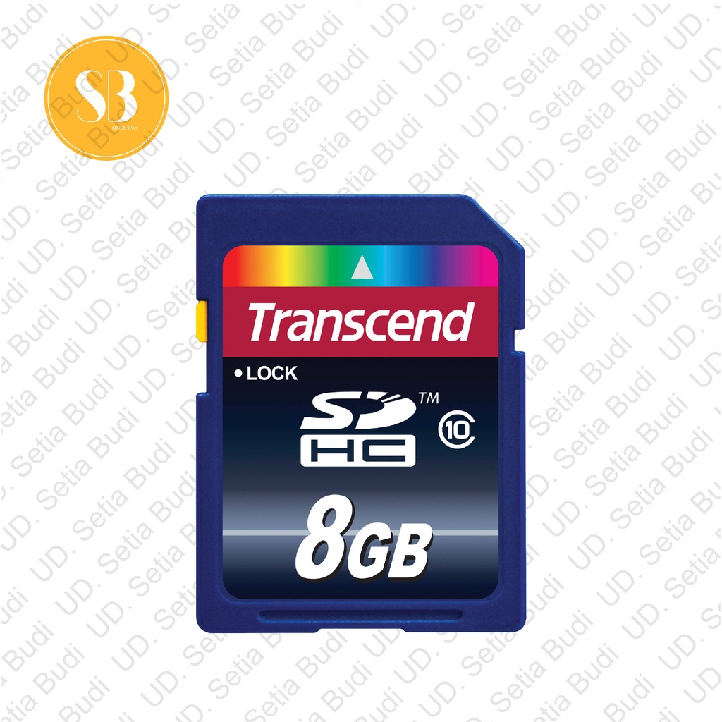 Memory SD Card Trascend 8GB Class 10 Asli