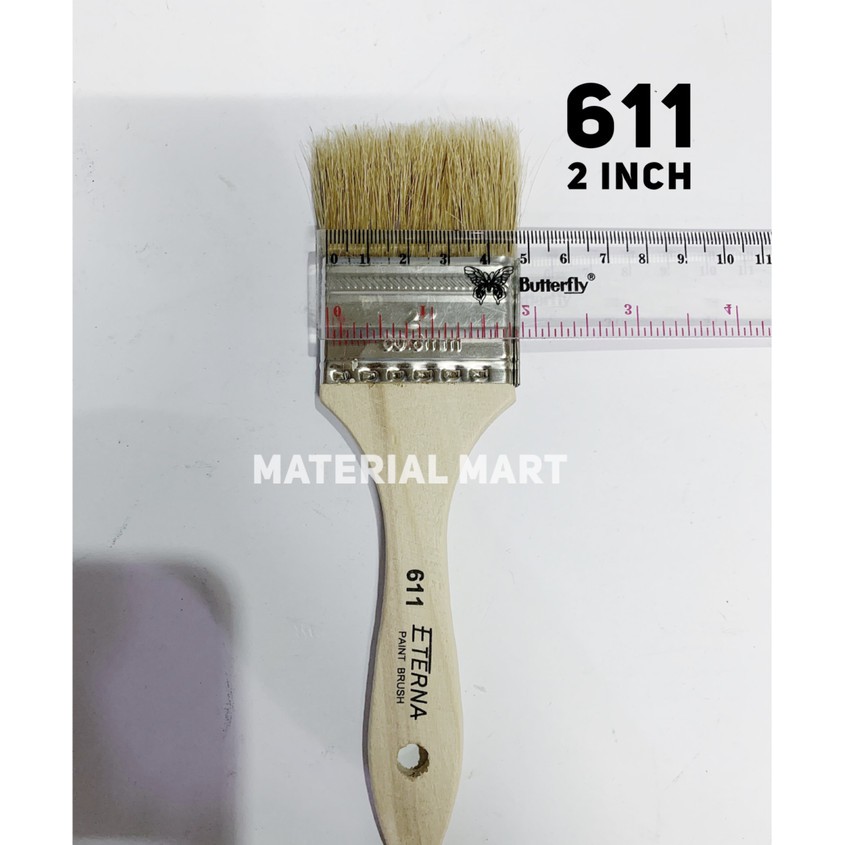 (1 PC) Kuas Eterna 2 Inch | Kuas 611 2&quot; | Kuas Cat Eterna 611 2 Murah | Material Mart