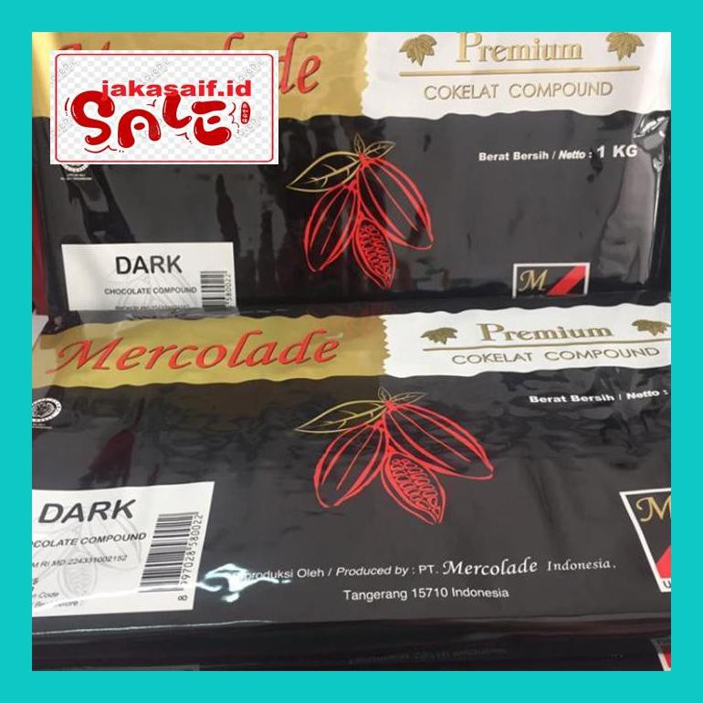 

S5085D0Yh Mercolade Premium Dark Coklat Compound 1Kg D5Uuty