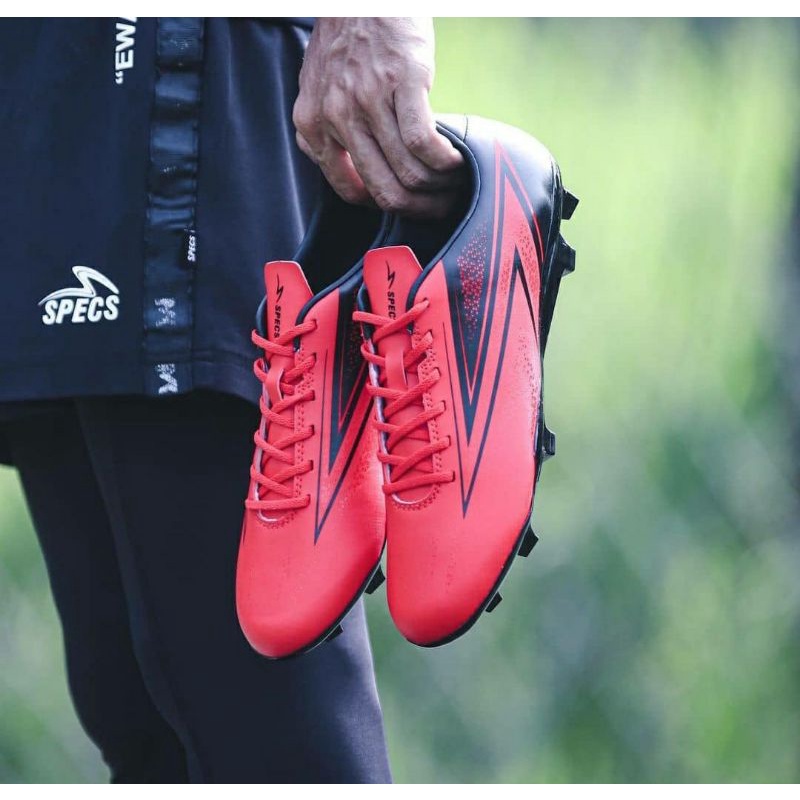 Sepatu Sepak Bola Specs Hyperspeed FG Merah ori original 100%