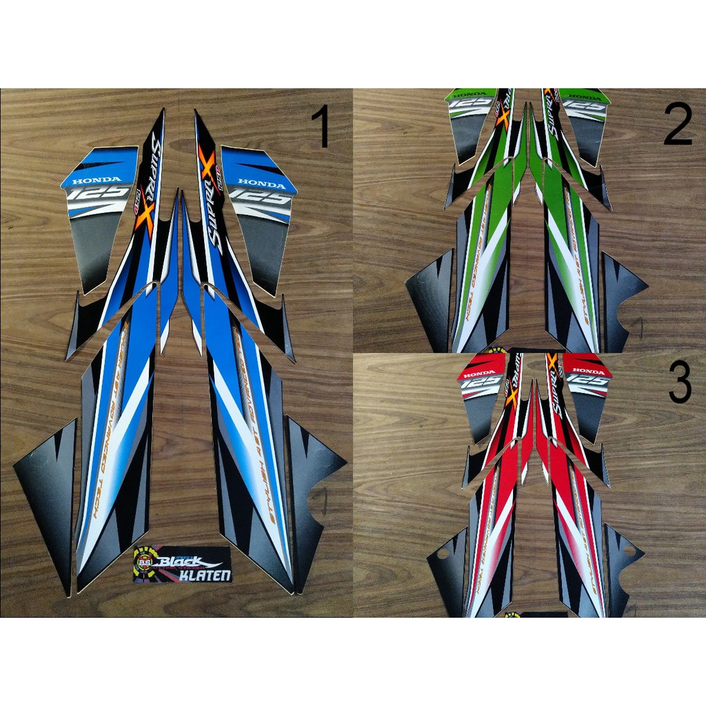 STRIPING SUPRA X 125 D NEW RUJI 2011