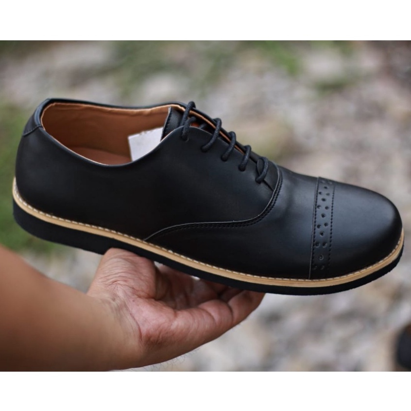 Enoz x Gallardo Sepatu Pantofel Pria Original Kulit Sintetic Sapatu Formal Kerja Dinas Pesta Kondangan Cowo Keren Kasual Kekinian