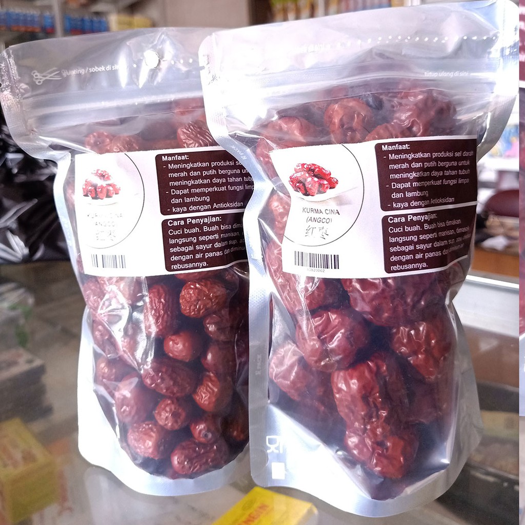 Angco Hongzao Kurma Merah Cina Premium Obat Herbal Demam Berdarah Penambah Daya Tahan Tubuh Shopee Indonesia