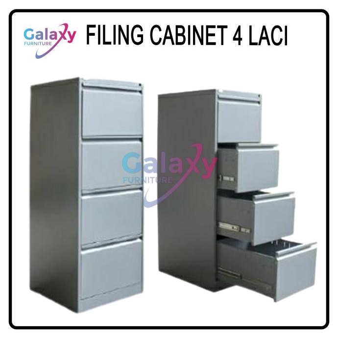 

Filling Cabinet / Lemari Arsip / Lemari Arsip Besi 4 Laci Fc D4 Ja310Bh43U