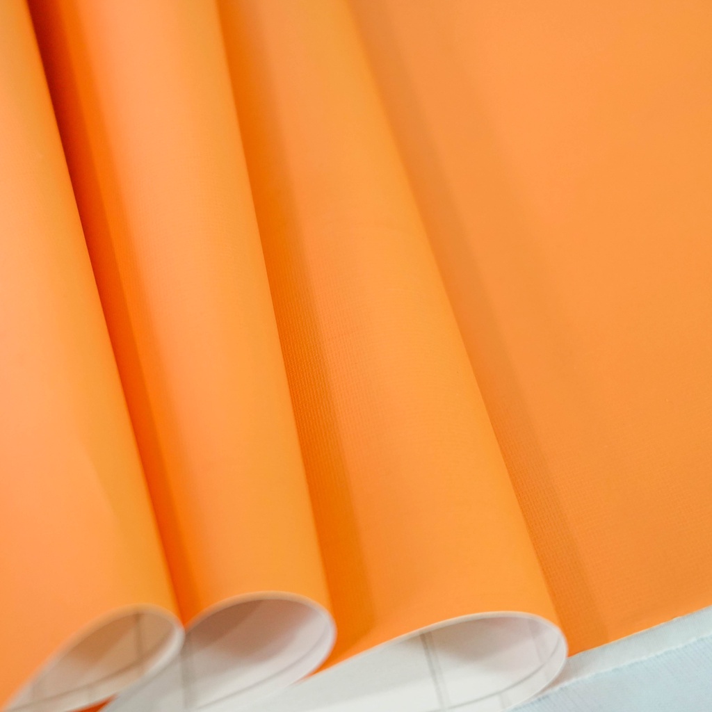 Wallpaper Sticker Motif Orange Polos H008 / Wallpaper New / Ukuran 9mx45cm