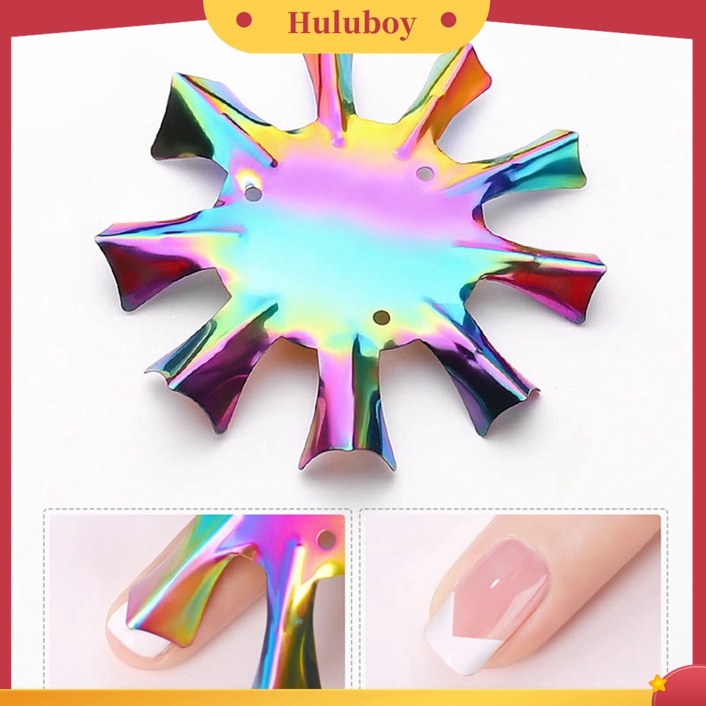 Huluboy Huluboy♡ Plat Stempel Kuku Bahan Stainless Steel Untuk Nail Art