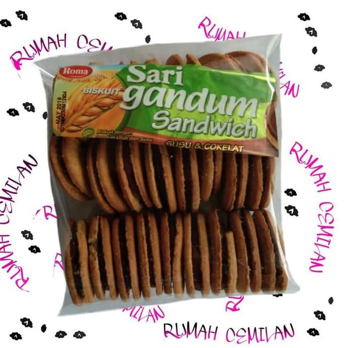

LENGKAP SARI GANDUM SANDWICH SUSU COKLAT 250GR / SNACK ORI KILOAN