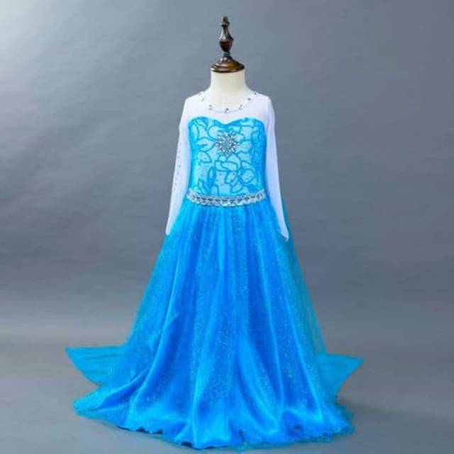 Baju frozen elsa dress costume kostum anak gaun SIZE140