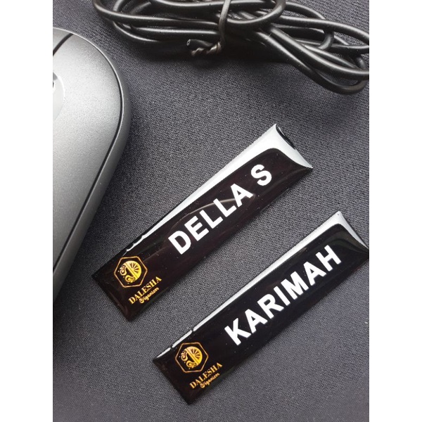 Nametag/nama dada magnet/name tag/nama dada/nametag magnet/nametag peniti resin-5