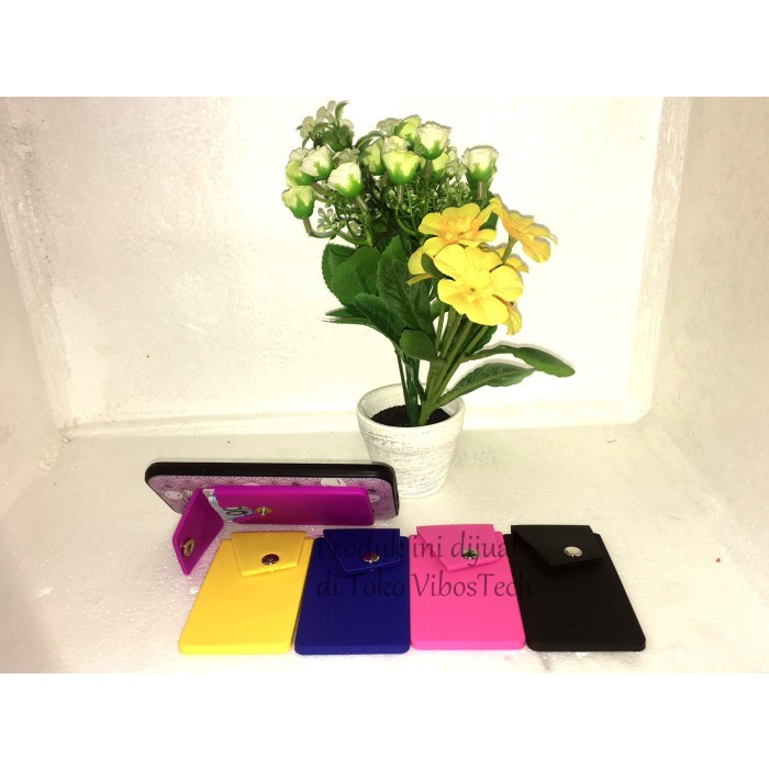 Dompet Kartu Stand  Hp / Wallet Stand Hp