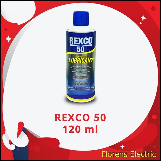 Pelumas Anti Karat  Rexco Lubricant 50 - 120 Ml  Cairan Anti Korosi