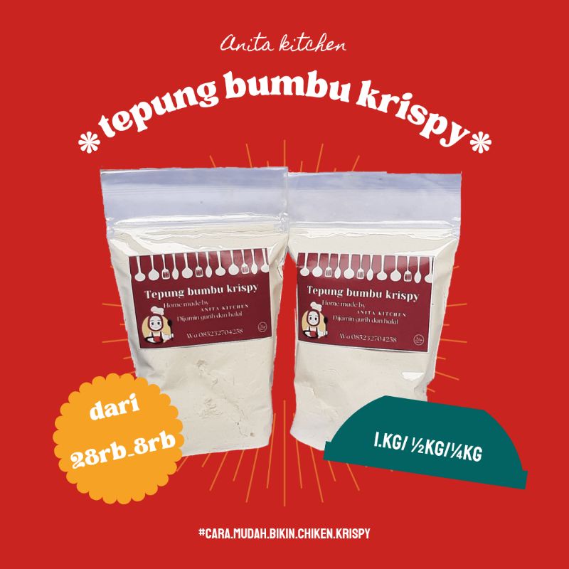 

tepung bumbu krispy ala anita kitchen