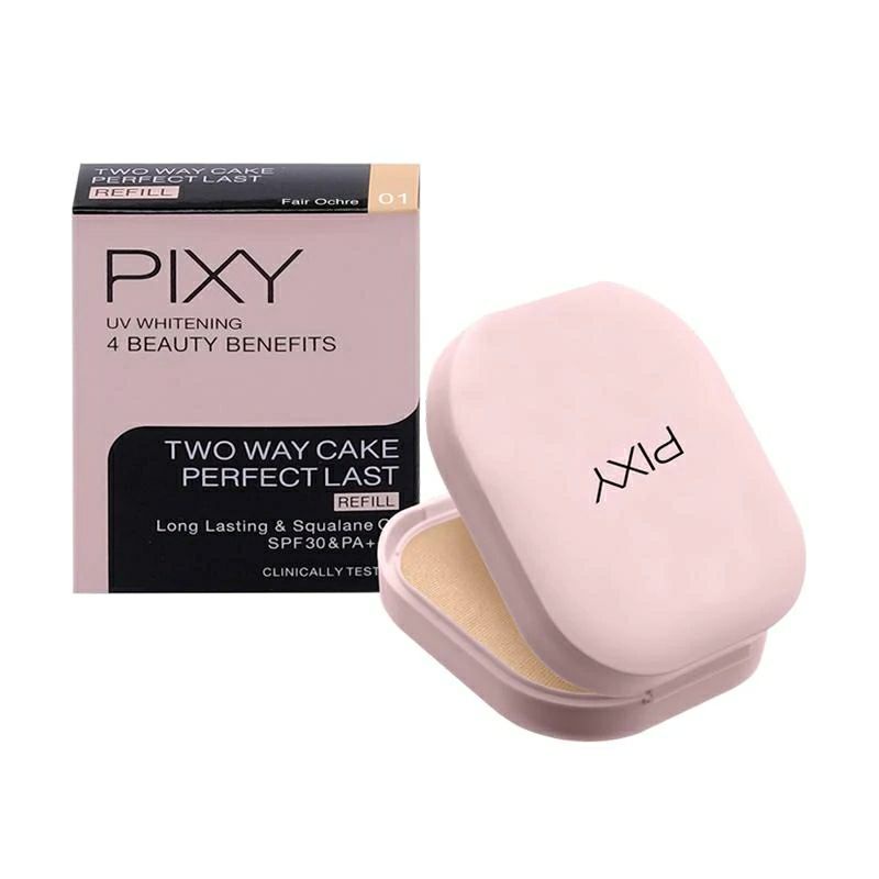 PIXY TWO WAY CAKE PERFECT LAST | TEMPAT KACA | REFFIL ~ ORIGINAL 100%