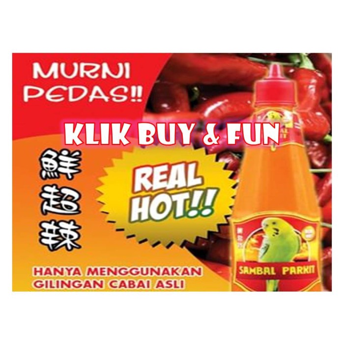 

Sambal-Aneka- Sambal Pedas Sambal Parkit 300 Ml -Aneka-Sambal.