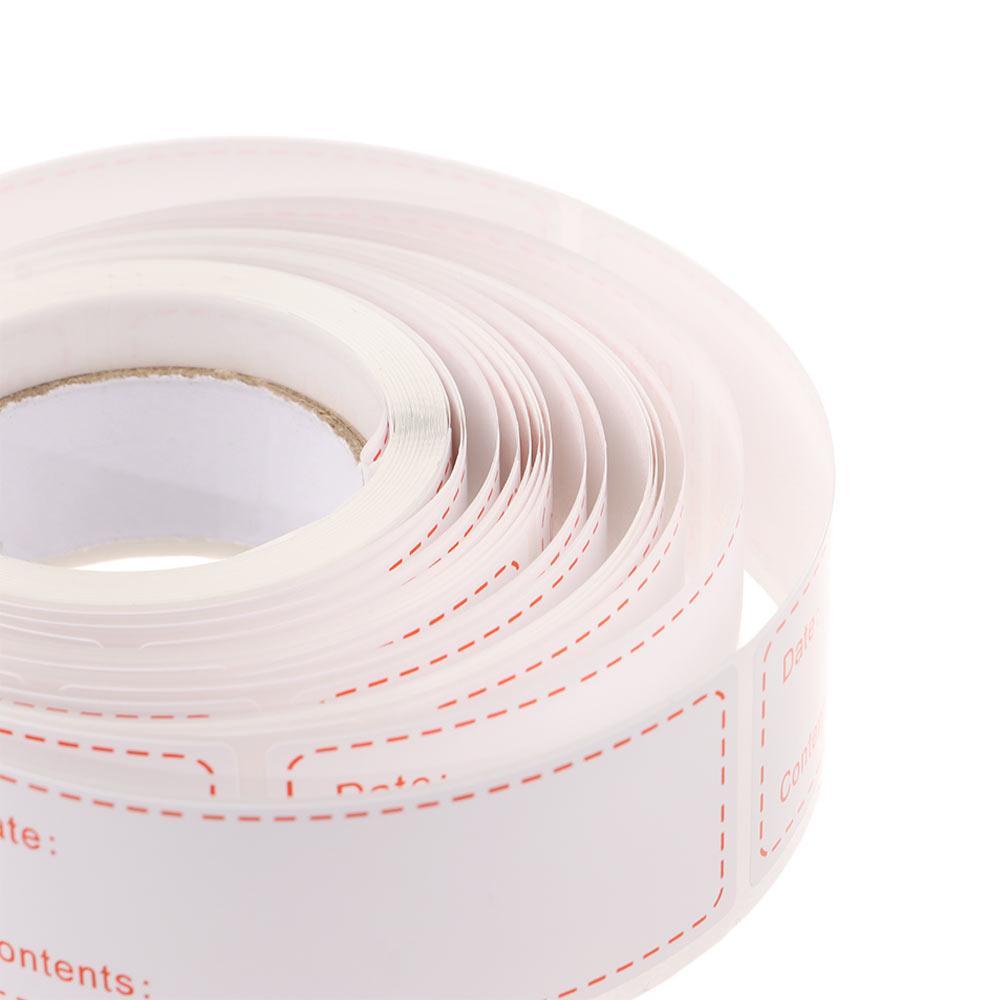 Label Penyimpanan Makanan SOLIGHTER Stiker Toples Kulkas Freezer Tahan Air
