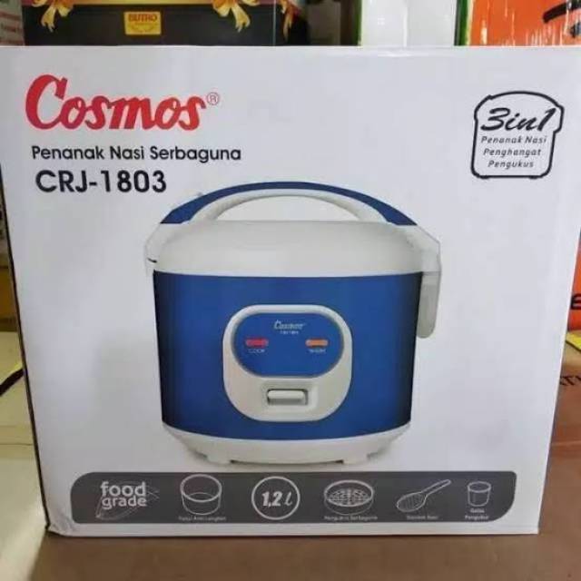 Rice Cooker Magic Com Cosmos CRJ 1803 Anti Lengket Original Baru dan Bergaransi Resmi