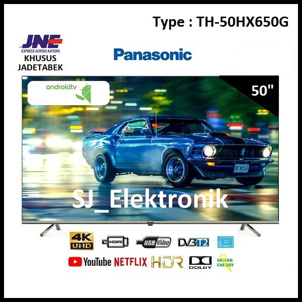 LED TV Panasonic 50 Inch TH-50HX650G / 50HX650 UHD 4K AndroidTV 9.0