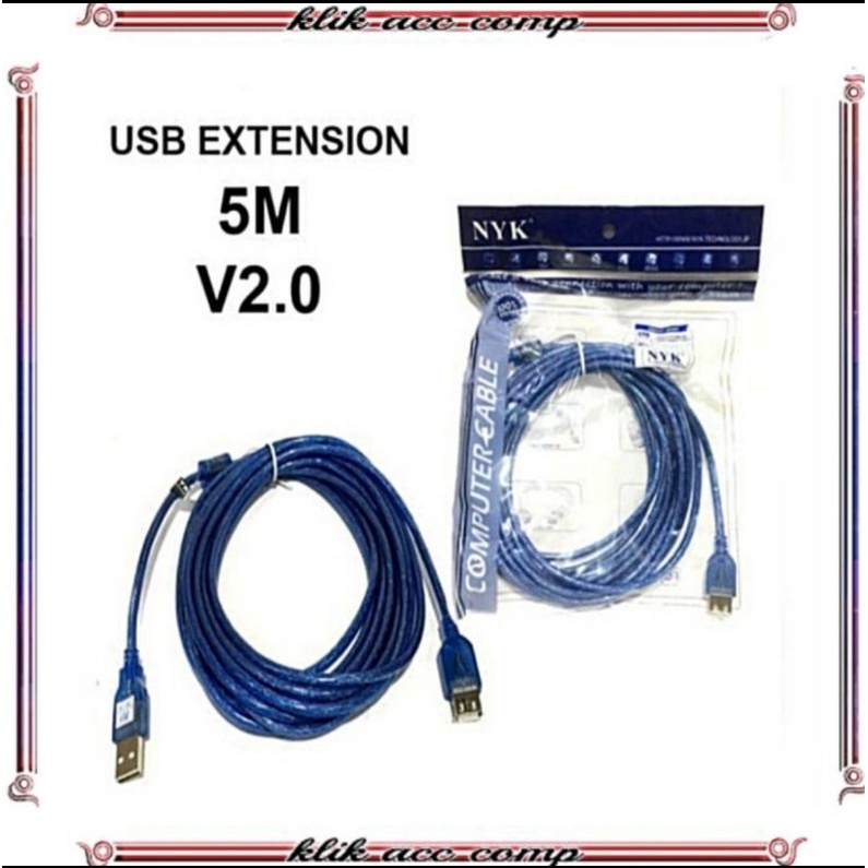 kabel usb extension 5 meter / extension usb 5meter