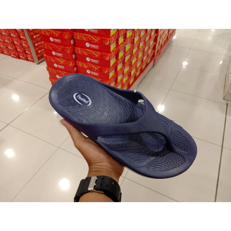 Sandal Fladeo/Sandal Karet/Sandal Velcro karet/Sandal Pria Anti Air