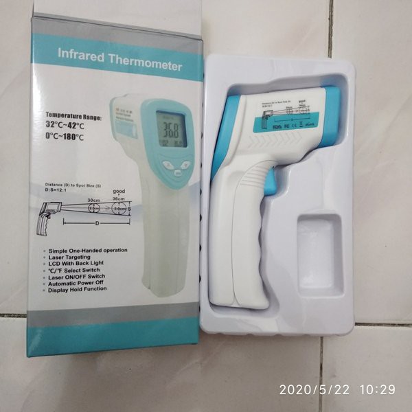 Alat pengukur suhu Thermogun Thermometer Infrared  GM320 temperature